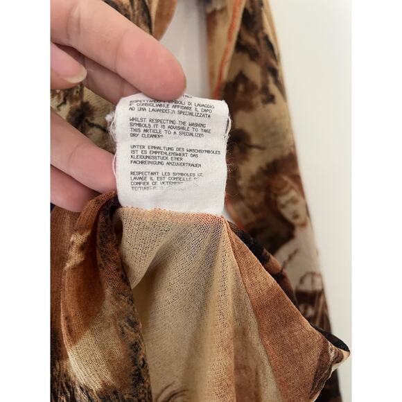 RARE JEAN PAUL GAULTIER MAILLE LONG SLEEVE MESH TOP MED JAPANESE GEISHA ASIAN - Picture 7 of 12